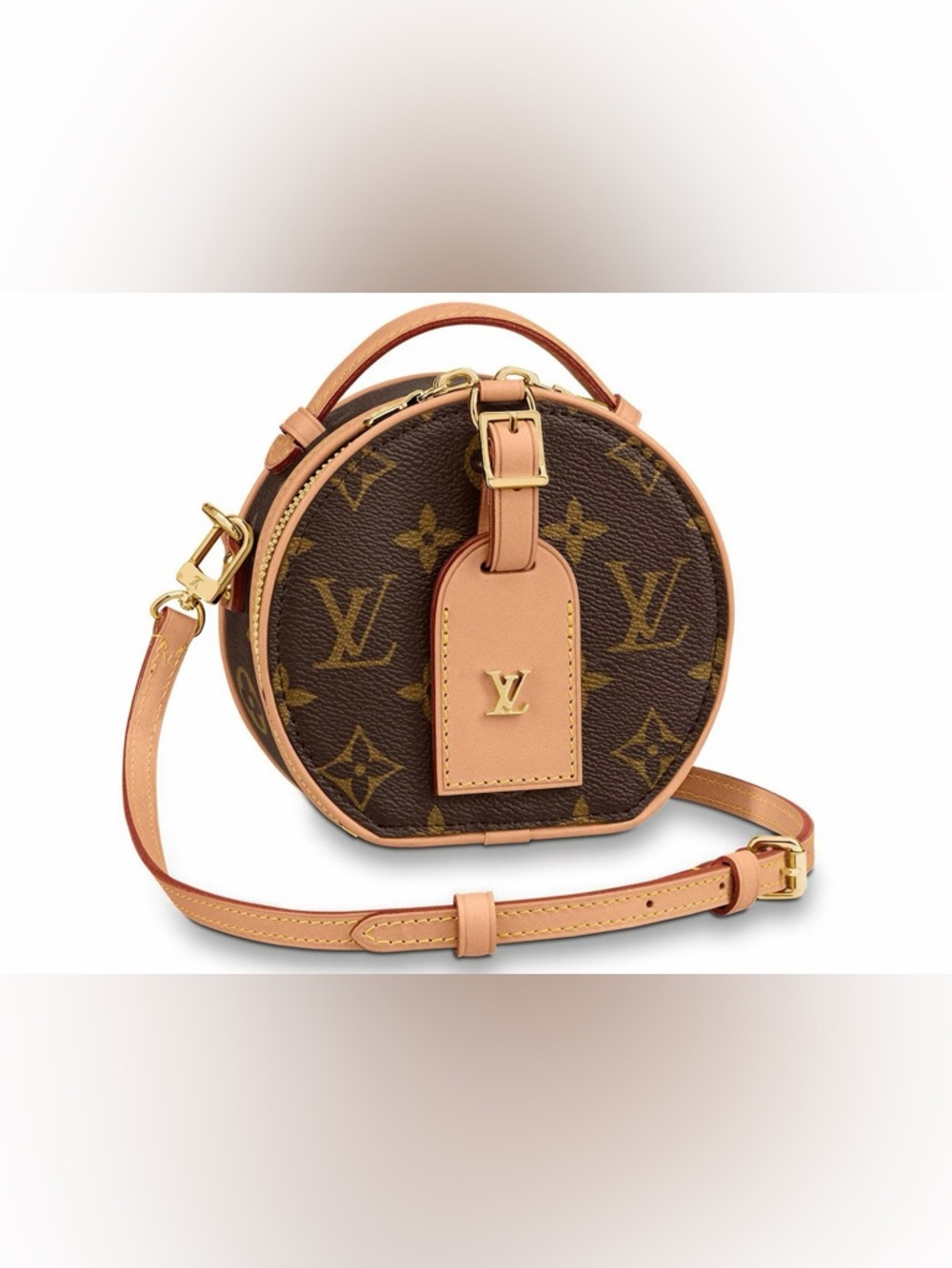 Louis Vuitton Mini Boîte Chapeau Brown Monogram Round Mini Bag